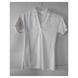 APPEARS NEW - Port Authority Ladies White Polo Shirt (Size XS)