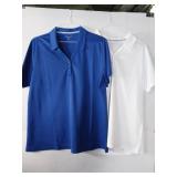 Sport-Tek Ladies Polo Shirt Set (Size XXL) white shirt has small stain on colar