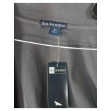 APPEARS NEW - Blue Generation Cardigan & Team 365 Tank Top Set (Size Large)