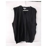 APPEARS NEW - Edwards Black V-Neck Sweater Vest (Size 2XL)