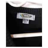 APPEARS NEW - Edwards Black V-Neck Sweater Vest (Size 2XL)