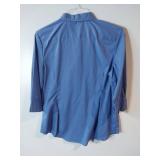 APPEARS NEW - Lady Edwards Blue Button Down Shirt (Size Medium)