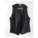 APPEARS NEW - Edwards Signature Black Formal Vest (Size Small)
