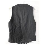 APPEARS NEW - Edwards Signature Black Formal Vest (Size Small)