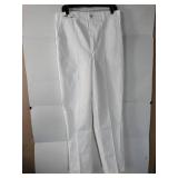 APPEARS NEW - PST White Professional Work Pants Style 407 (Size 32/32)