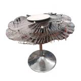 Chrome Sunburst Wire Display Rack for pants 4