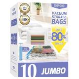 4 Pack Jumbo Vacuum Storage Bags with Hand Pump, 80% Storage Space Saving, Sturdy Leak-Free Space Saver Vacuum Seal Bags for Clothing, Vacuum Compression Bags for Travel Luggage Blankets Comforters - 4 Pack Jumbo Vacuum Storage Bags with Hand Pump, 80% Storage Space Saving, Sturdy Leak-Free Space Saver Vacuum Seal Bags for Clothing, Vacuum Compression Bags for Travel Luggage Blankets Comforters -