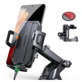 3 in 1 Phone Holders for Your Car, Car Phone Holder Mount [Strongest Suction] 360Â° Adjustable Cell Phone Holders for Car Phone Stand Car Mount for iPhone, Samsung, Google, More Smartphones - Retail