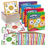 Phonics Puzzle Cards Level 1-4, Learn to Read Rhyming Games Phonics Flash Cards Spelling CVC Words, Digraphs Blends, Long Vowel, Silent E, Trigraphs Sight Words for Toddlers Kids Kindergarten - Retail Phonics Puzzle Cards Level 1-4, Learn to Read Rhyming Games Phonics Flash Cards Spelling CVC Words, Digraphs Blends, Long Vowel, Silent E, Trigraphs Sight Words for Toddlers Kids Kindergarten - Retail