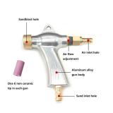 Sand Blaster Gun, Sandblasting Sandblaster Gun Kit for Sandblast Blast Cabinet with 5Pcs Ceramic Nozzles - Retail: $44 Sand Blaster Gun, Sandblasting Sandblaster Gun Kit for Sandblast Blast Cabinet with 5Pcs Ceramic Nozzles - Retail: $44