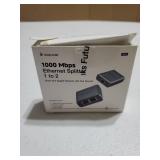 1000Mbps Ethernet Splitter 1 to 2 - Retail: $15 1000Mbps Ethernet Splitter 1 to 2 - Retail: $15