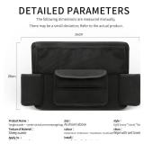 JEYODA Car Handbag Holder Between Seats Suede Large Capacity Car Purse Holder Automotive Consoles & Organizers for Document Phone Storage Car Organizer(black) - Retail: $31 JEYODA Car Handbag Holder Between Seats Suede Large Capacity Car Purse Holder Automotive Consoles & Organizers for Document Phone Storage Car Organizer(black) - Retail: $31