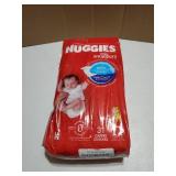 Huggies Size Newborn Diapers, Little Snugglers Baby Diapers, Size Newborn (up to 10 lbs), 31 Count, Packaging May Vary - Retail: $10 Huggies Size Newborn Diapers, Little Snugglers Baby Diapers, Size Newborn (up to 10 lbs), 31 Count, Packaging May Vary - Retail: $10