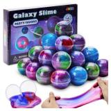 Slime Party Favors, 22Pack Galaxy Slime Ball - Stretchy, Non-Sticky, Mess-Free, Stress Relief, and Safe - Toys for Girls and Boys - Classroom Reward, Party Supplies - Retail: $16 Slime Party Favors, 22Pack Galaxy Slime Ball - Stretchy, Non-Sticky, Mess-Free, Stress Relief, and Safe - Toys for Girls and Boys - Classroom Reward, Party Supplies - Retail: $16
