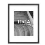 11x14 Picture Frame, Black Photo Frame for Tabletop and Wall Display, Minimalist Design, Set of 1 - Retail: $9 11x14 Picture Frame, Black Photo Frame for Tabletop and Wall Display, Minimalist Design, Set of 1 - Retail: $9