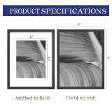 11x14 Picture Frame, Black Photo Frame for Tabletop and Wall Display, Minimalist Design, Set of 1 - Retail: $9 11x14 Picture Frame, Black Photo Frame for Tabletop and Wall Display, Minimalist Design, Set of 1 - Retail: $9