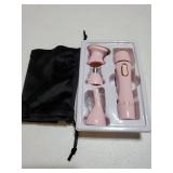 Trimmer Women, 4 in 1 Electric Razor for Women, Facial Shavers for Women, Portable Travel Women's Electric Razor for Face Beard Eyebrow Leg Arm Bikini Armpit Pubic Hair, Pink - Retail: $6 Trimmer Women, 4 in 1 Electric Razor for Women, Facial Shavers for Women, Portable Travel Women's Electric Razor for Face Beard Eyebrow Leg Arm Bikini Armpit Pubic Hair, Pink - Retail: $6