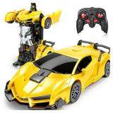 Remote Control Car for Boys, 1:18 Scale Rc Race Car with 360° Rotating Led Lights & One Button Deformation - Rc Cars Robot Toy Cars for Kids 3 4 5 6 7 8-12 Birthday Easter Gifts  - Retail: $1 Remote Control Car for Boys, 1:18 Scale Rc Race Car with 360° Rotating Led Lights & One Button Deformation - Rc Cars Robot Toy Cars for Kids 3 4 5 6 7 8-12 Birthday Easter Gifts  - Retail: $1
