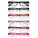 Gaoye Reading Glasses for Women, 6 pack Fashion Readers for Women Men Spring Hinge Eye Glasses, Blue Light Reading Glasses - Retail: $16 Gaoye Reading Glasses for Women, 6 pack Fashion Readers for Women Men Spring Hinge Eye Glasses, Blue Light Reading Glasses - Retail: $16