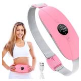 Heating Pad for Period Cramps, 3 Heat Levels and 3 Massage Modes, Portable Heating Pad for Menstrual Cramps Relief, Cordless Electric Period Belt Back Belly Heat Pad, Pink - Retail: $21 Heating Pad for Period Cramps, 3 Heat Levels and 3 Massage Modes, Portable Heating Pad for Menstrual Cramps Relief, Cordless Electric Period Belt Back Belly Heat Pad, Pink - Retail: $21