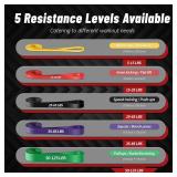 Pull Up Assistance Bands, 5-Level Resistance Bands for Working Out, Pull Up Bands for Men & Women, Exercise Bands for Full-Body Training, Fitness, Physical Therapy, Stretch Workout Bands at Home, Gym Pull Up Assistance Bands, 5-Level Resistance Bands for Working Out, Pull Up Bands for Men & Women, Exercise Bands for Full-Body Training, Fitness, Physical Therapy, Stretch Workout Bands at Home, Gym