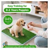 Artificial Pee Grass Pad for Dogs, Fake Grass Replacement Pads for Dog Potty Tray Training Pet Turf, Indoor and Outdoor Mat- 2 Packs (14 x 18') - Retail: $21' Artificial Pee Grass Pad for Dogs, Fake Grass Replacement Pads for Dog Potty Tray Training Pet Turf, Indoor and Outdoor Mat- 2 Packs (14 x 18') - Retail: $21'