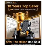 Car Phone Holder 2026 Ultimate Military-Grade Phone Holder for Your Car Windshield Dashboard Cell Phone Car Mount with Patent & Safety Certs for iPhone Samsung Android - Retail: $25 Car Phone Holder 2026 Ultimate Military-Grade Phone Holder for Your Car Windshield Dashboard Cell Phone Car Mount with Patent & Safety Certs for iPhone Samsung Android - Retail: $25