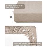 Pack and Play Sheets for Baby Boy and Girl 2 Pack, Neutral Muslin Cotton Pack N Play Mattresses Sheet 27x39', Muslin Nursery Bedding Soft and Breathable Comfort (Beige & Cream) - Retail: $20' Pack and Play Sheets for Baby Boy and Girl 2 Pack, Neutral Muslin Cotton Pack N Play Mattresses Sheet 27x39', Muslin Nursery Bedding Soft and Breathable Comfort (Beige & Cream) - Retail: $20'