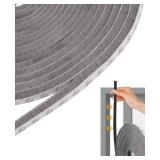 99ft Sliding Door Weather Stripping, 0.35 x 0.2 Self-Adhesive Glass Window Brush Weatherstripping Seal for Soundproofing Windproof Dustproof, 2 Roll - Retail: $10 99ft Sliding Door Weather Stripping, 0.35 x 0.2 Self-Adhesive Glass Window Brush Weatherstripping Seal for Soundproofing Windproof Dustproof, 2 Roll - Retail: $10