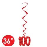 5 Piece Colorful Number 100 Spirals Whirls For 100th Day Celebrations, Birthday Party Decorations - Retail: $16 5 Piece Colorful Number 100 Spirals Whirls For 100th Day Celebrations, Birthday Party Decorations - Retail: $16