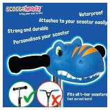 Dinosaur Scooter Accessories - Personalize Your Boys Ride - Dino Scooter Head for Kids - Toys for Boys Ages 3 and Up - Timmy T-Rex in Blue and Orange - Retail: $27 Dinosaur Scooter Accessories - Personalize Your Boys Ride - Dino Scooter Head for Kids - Toys for Boys Ages 3 and Up - Timmy T-Rex in Blue and Orange - Retail: $27