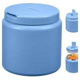 26oz Kids Jar for Hot Food, Insulated Vacuum Food Jar with Buckle Lid, Stainless Steel Wide Mouth Leak Proof Insulated Lunch Container for School Picnic Travel, Sky Blue - Retail: $20 26oz Kids Jar for Hot Food, Insulated Vacuum Food Jar with Buckle Lid, Stainless Steel Wide Mouth Leak Proof Insulated Lunch Container for School Picnic Travel, Sky Blue - Retail: $20
