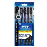 Oral B Cavity Defense 123 Black Toothbrush Medium (Pack of 4) - Retail: $7 Oral B Cavity Defense 123 Black Toothbrush Medium (Pack of 4) - Retail: $7
