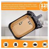 Air Fryer Liners Disposable for Ninja Airfryer: 125pcs 8.7x5.5 Rectangle Parchment Paper for Air Fryer Dual Basket Ninja DZ201 DZ401 Foodi 8Qt and Above Air Fryer liner Accessories - Retail: $10' Air Fryer Liners Disposable for Ninja Airfryer: 125pcs 8.7x5.5 Rectangle Parchment Paper for Air Fryer Dual Basket Ninja DZ201 DZ401 Foodi 8Qt and Above Air Fryer liner Accessories - Retail: $10'