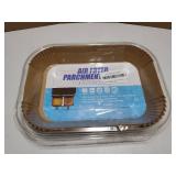 Air Fryer Liners Disposable for Ninja Airfryer: 125pcs 8.7x5.5 Rectangle Parchment Paper for Air Fryer Dual Basket Ninja DZ201 DZ401 Foodi 8Qt and Above Air Fryer liner Accessories - Retail: $10' Air Fryer Liners Disposable for Ninja Airfryer: 125pcs 8.7x5.5 Rectangle Parchment Paper for Air Fryer Dual Basket Ninja DZ201 DZ401 Foodi 8Qt and Above Air Fryer liner Accessories - Retail: $10'