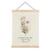 Christian Wall Art Decor for Bedroom Living Room Office, His Mercies are New Every Morning Scripture Wall Art Framed 12x16, Christian Gifts for Women - Retail: $13 Christian Wall Art Decor for Bedroom Living Room Office, His Mercies are New Every Morning Scripture Wall Art Framed 12x16, Christian Gifts for Women - Retail: $13