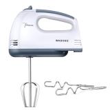 Electric Hand Mixer 7-Speed Kitchen Mixer Small Food Mixer with Stainless Steel Accessories for Baking Cakes, Cookies, Cream-White Electric Hand Mixer 7-Speed Kitchen Mixer Small Food Mixer with Stainless Steel Accessories for Baking Cakes, Cookies, Cream-White