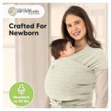 KeaBabies Baby Wrap Carrier - All in 1 Original Baby Carrier Newborn to Toddler Sling, Easy to Wear, Hands Free Bonding, Lightweight, Breathable Infant Wraps (Chevron Maze) - Retail: $30 KeaBabies Baby Wrap Carrier - All in 1 Original Baby Carrier Newborn to Toddler Sling, Easy to Wear, Hands Free Bonding, Lightweight, Breathable Infant Wraps (Chevron Maze) - Retail: $30