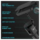 DYLEN Car Cup Holder Tray, Cup Holder Expander Adapter for Car, 9.5â Detachable Car Food Tray Table for Eating, Road Trip Essentials Fits Yeti, Hydro Flask 16-46 oz - Retail: $27 DYLEN Car Cup Holder Tray, Cup Holder Expander Adapter for Car, 9.5â Detachable Car Food Tray Table for Eating, Road Trip Essentials Fits Yeti, Hydro Flask 16-46 oz - Retail: $27