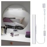 Bright Dimmable Led Vanity Light Bar for Mirror, 2600K-6800K Adjustable Color Temperature Bathroom Vanity Light Fixtures, 0°-135° Angle Adjustable LED Makeup Mirror Lights - Retail: $44 Bright Dimmable Led Vanity Light Bar for Mirror, 2600K-6800K Adjustable Color Temperature Bathroom Vanity Light Fixtures, 0°-135° Angle Adjustable LED Makeup Mirror Lights - Retail: $44