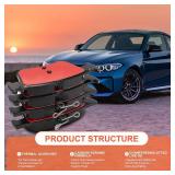 XTHZLP HZ1665H Rear Ceramic Disc Brake Pads Compatible with Ford Escape Edge Fusion Lincoln Bronco Sport Maverick MKC Nautilus Corsair MKX MKZ Continental Police Responder Hybrid SSV Plug-In (missing XTHZLP HZ1665H Rear Ceramic Disc Brake Pads Compatible with Ford Escape Edge Fusion Lincoln Bronco Sport Maverick MKC Nautilus Corsair MKX MKZ Continental Police Responder Hybrid SSV Plug-In (missing