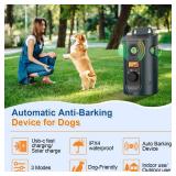 Ultrasonic Anti Barking Device for Dogs, Dog Bark Alarm Deterrent Devices with Solar & USB Charging, 3 Modes Dog Barking Silencer up to 50 FT, Stop Dog Barking Control Device, Bark Box - Retail: $37 Ultrasonic Anti Barking Device for Dogs, Dog Bark Alarm Deterrent Devices with Solar & USB Charging, 3 Modes Dog Barking Silencer up to 50 FT, Stop Dog Barking Control Device, Bark Box - Retail: $37