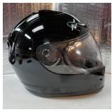 FUEL Adult Full-Face Motorcycle Helmet DOT Approved Gloss-Black Medium - Retail: $132 FUEL Adult Full-Face Motorcycle Helmet DOT Approved Gloss-Black Medium - Retail: $132