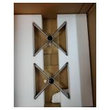 Stainless Steel BBQ Rotating Tray Rotisserie Basket for Most Grills, Fits for 3/8 & 5/16' Square, 1/2' & 3/8' Hexagon Spit Rods - Retail: $56' Stainless Steel BBQ Rotating Tray Rotisserie Basket for Most Grills, Fits for 3/8 & 5/16' Square, 1/2' & 3/8' Hexagon Spit Rods - Retail: $56'