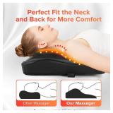 AERLANG Cordless Neck and Back Massager with Heat, 3D Shiatsu Kneading Pillow, 4 Massage Nodes & Bi-Directional Deep Tissue Massage for Neck/Shoulders/Back, Ideal Gift for Women & Men - Retail: $40 AERLANG Cordless Neck and Back Massager with Heat, 3D Shiatsu Kneading Pillow, 4 Massage Nodes & Bi-Directional Deep Tissue Massage for Neck/Shoulders/Back, Ideal Gift for Women & Men - Retail: $40