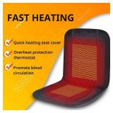 Heated Seat Cover 22' Wide with Fast Heat Large Size Warmer for Winter - Retail: $44 Heated Seat Cover 22' Wide with Fast Heat Large Size Warmer for Winter - Retail: $44