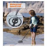 DetectTrek Metal Detector for Kids, 8 Waterproof Coil, Fun LCD Display with All Metal & Disc Modes, Adjustable Lightweight Starter Kit for Junior Treasure Hunts, Gifts for Kids Ages 8-12, MD-4070 - Re DetectTrek Metal Detector for Kids, 8 Waterproof Coil, Fun LCD Display with All Metal & Disc Modes, Adjustable Lightweight Starter Kit for Junior Treasure Hunts, Gifts for Kids Ages 8-12, MD-4070 - Re