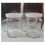 74 oz Wide Mouth Glass Jar with Lid, Clear Large Mason Jars (2 Pack) - Retail: $24 74 oz Wide Mouth Glass Jar with Lid, Clear Large Mason Jars (2 Pack) - Retail: $24