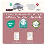 Momcozy Innovative Safety Guard Nursing Pillow - Firm & Springy Memory Foam - Stable, Ergonomic Support & Comfort - Wider Breastfeeding Cushion, Adjustable, Removable Cover, Baby Safety Certified - Re Momcozy Innovative Safety Guard Nursing Pillow - Firm & Springy Memory Foam - Stable, Ergonomic Support & Comfort - Wider Breastfeeding Cushion, Adjustable, Removable Cover, Baby Safety Certified - Re