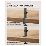 Single Monitor Mount, Adjustable Monitor Arm Desk Mount Stand for 1 / One Screen up to 32 inch Screen(MD9401) - Retail: $23 Single Monitor Mount, Adjustable Monitor Arm Desk Mount Stand for 1 / One Screen up to 32 inch Screen(MD9401) - Retail: $23